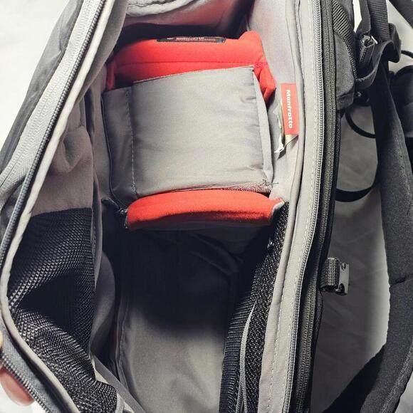 Manfrotto Travel Backpack Camera Bag Outdoor Photography Padded With Dividers - Picture 7 of 14